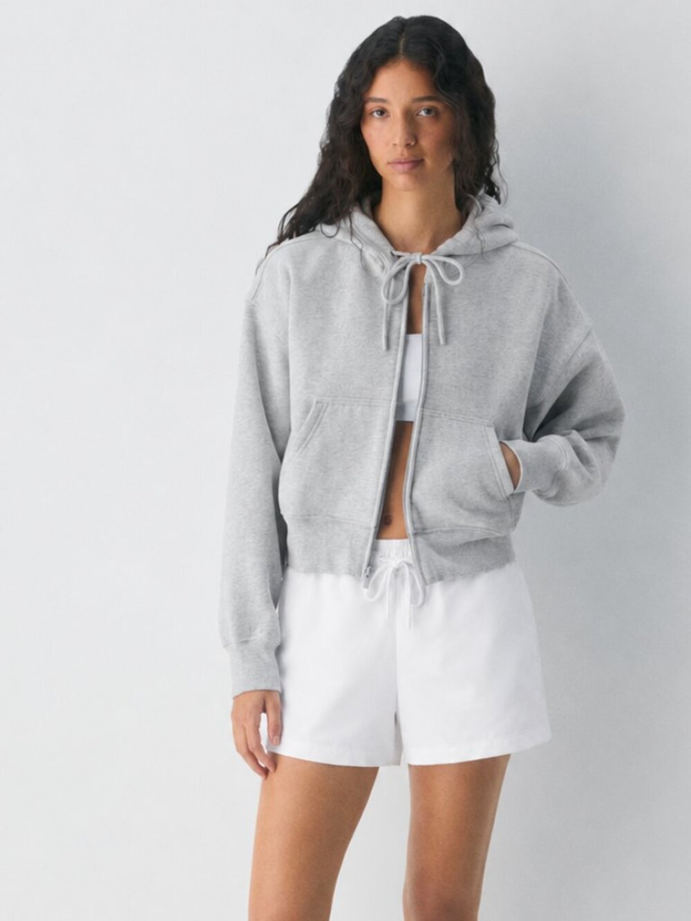 Aritzia Wells White Shorts